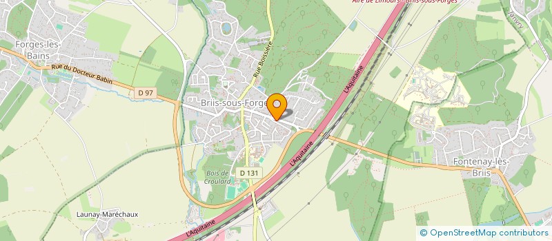 localisation de l'entreprise SAFELIT à BRIIS-SOUS-FORGES