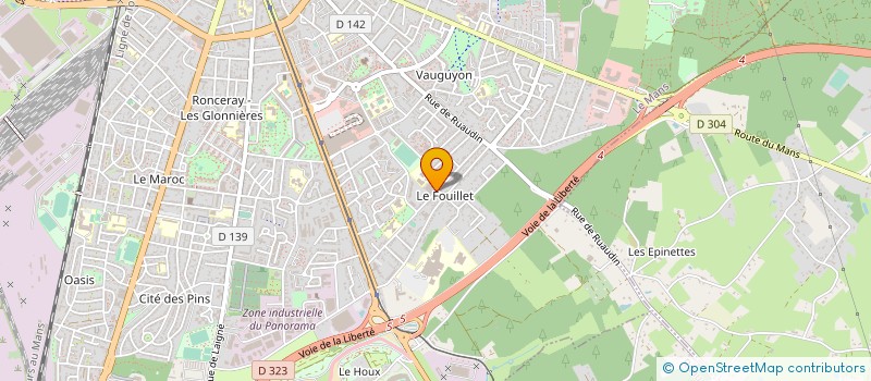 localisation de l'entreprise SAFEM à LE MANS