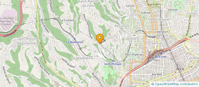 localisation de l'entreprise SAFEP à NICE