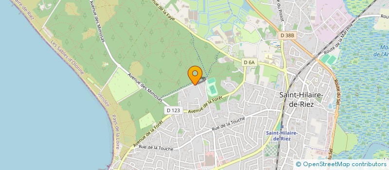 localisation de l'entreprise SAFEPAUNO à SAINT-HILAIRE-DE-RIEZ