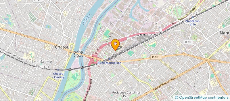 localisation de l'entreprise SAFESTORE EUROPE à RUEIL-MALMAISON