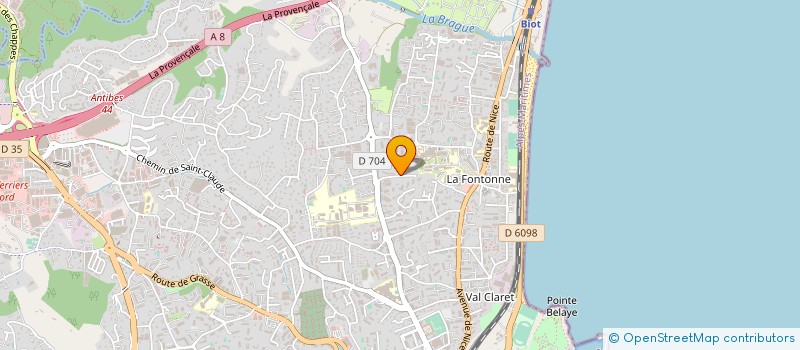 localisation de l'entreprise SAFETY SECURITY SOLUTIONS COMPANY FRANCE à ANTIBES
