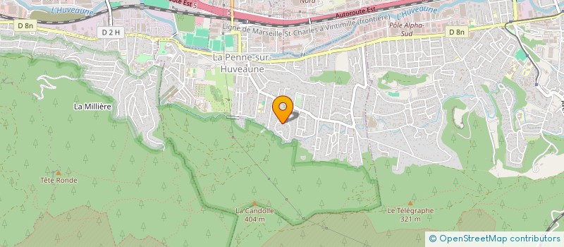 localisation de l'entreprise SAFETY TRAINING  LA PENNE-SUR-HUVEAUNE