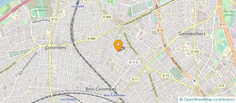 localisation de l'entreprise SAFETYCO à BOIS-COLOMBES