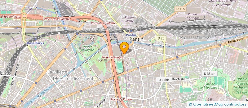 localisation de l'entreprise SAFEWAY  PANTIN