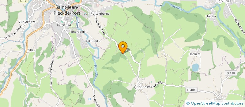 localisation de l'entreprise SAFEX  UHART-CIZE