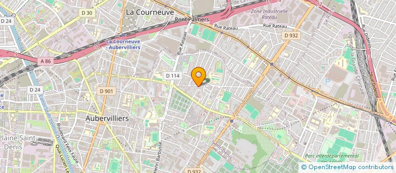 localisation de l'entreprise SAFF AUTO à AUBERVILLIERS