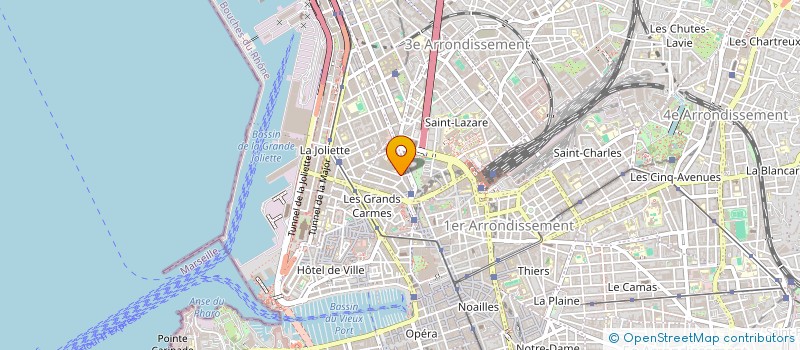 localisation de l'entreprise SAFFA LE MONTOLIEU à MARSEILLE