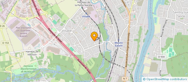 localisation de l'entreprise SAFFIG  VILLABE