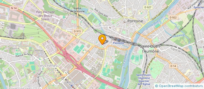 localisation de l'entreprise SAFFLOC  PONTOISE