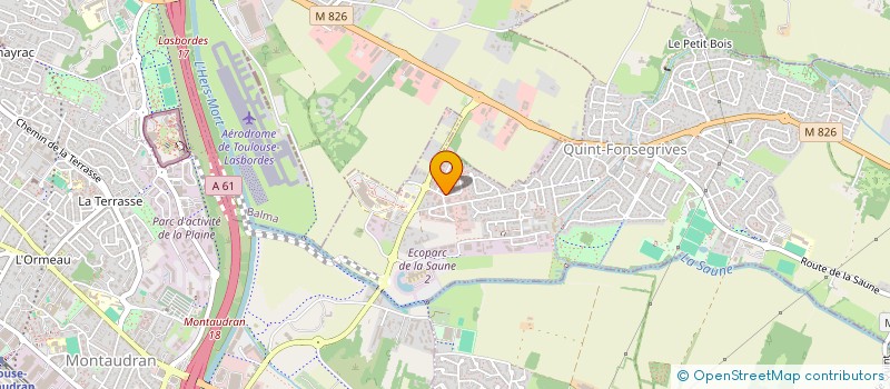 localisation de l'entreprise SAFFON-COURTAUD-CONDAT  TOULOUSE