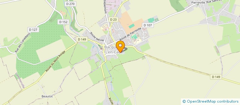 localisation de l'entreprise SAFFRAY TRANSPORTS à BACQUEVILLE-EN-CAUX