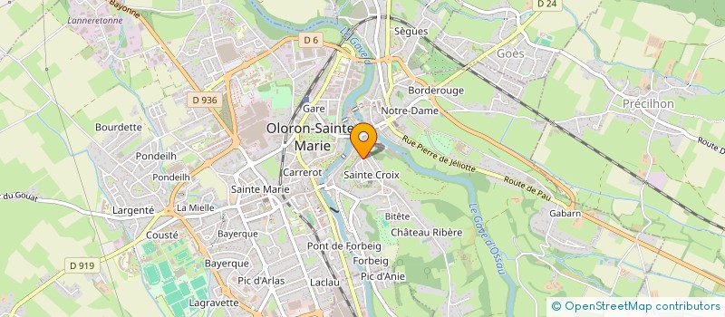 localisation de l'entreprise SAFFRON  OLORON-SAINTE-MARIE