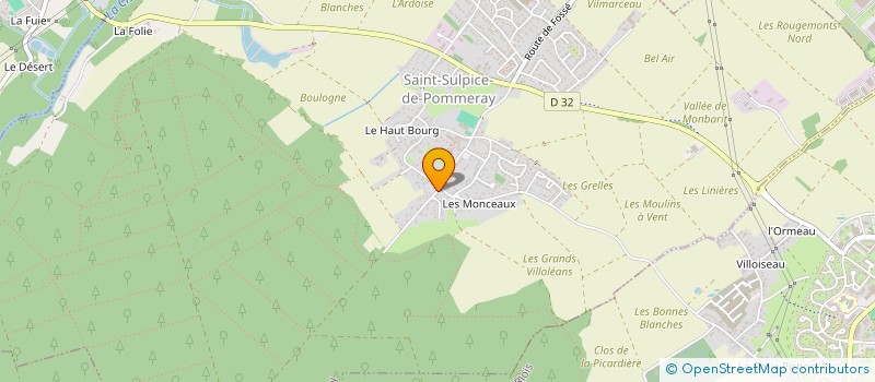 localisation de l'entreprise SAFH  SAINT-SULPICE-DE-POMMERAY