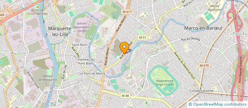 localisation de l'entreprise SAFHOLD à MARCQ-EN-BARŒUL