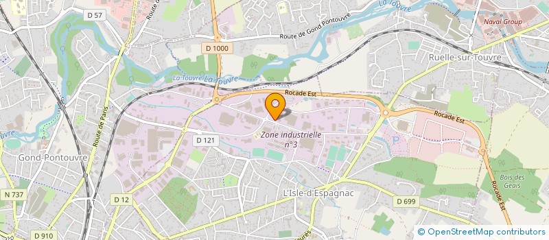 localisation de l'entreprise SAFI 16 à L'ISLE-D'ESPAGNAC
