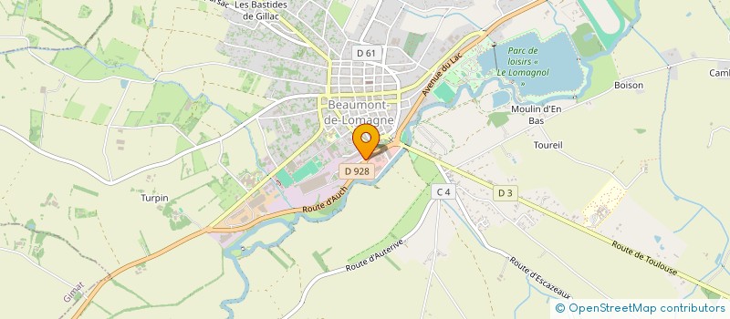 localisation de l'entreprise SAFI à BEAUMONT-DE-LOMAGNE