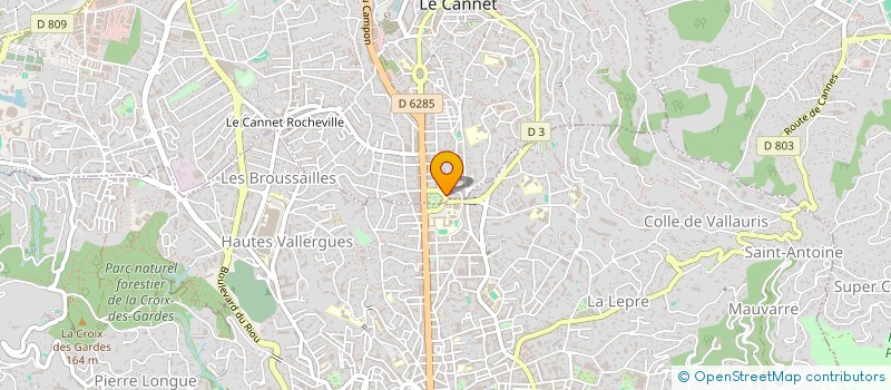 localisation de l'entreprise SAFI à LE CANNET