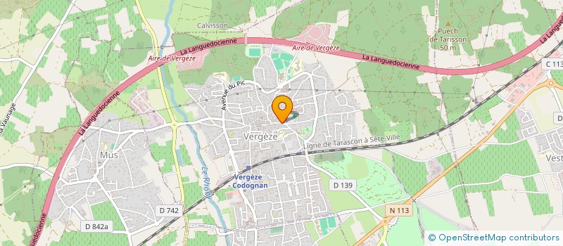 localisation de l'entreprise SAFI  VERGEZE