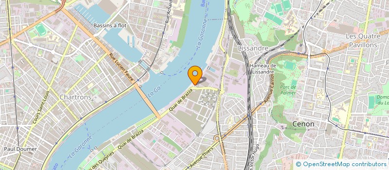 localisation de l'entreprise SAFI à BORDEAUX