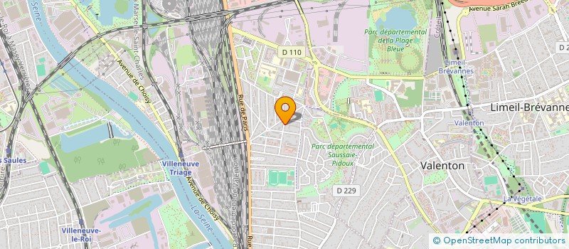 localisation de l'entreprise SAFI TRANSPORT à VILLENEUVE-SAINT-GEORGES