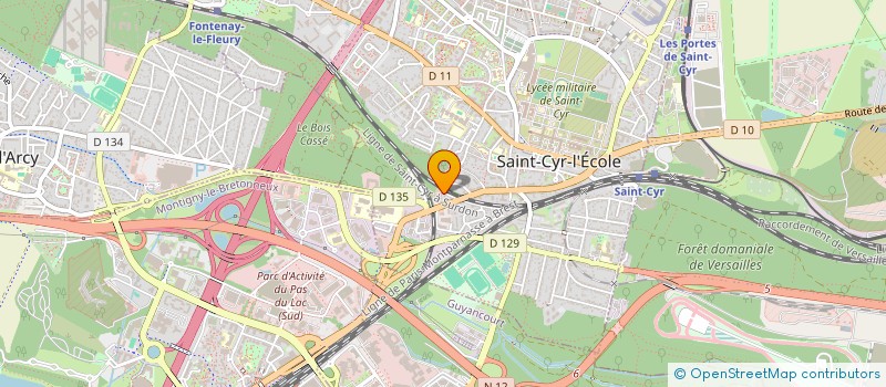 localisation de l'entreprise SAFIA  SAINT-CYR-L'ECOLE