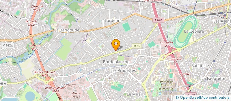 localisation de l'entreprise SAFIA à TOULOUSE
