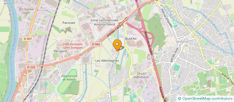 localisation de l'entreprise SAFIA  LE PONTET