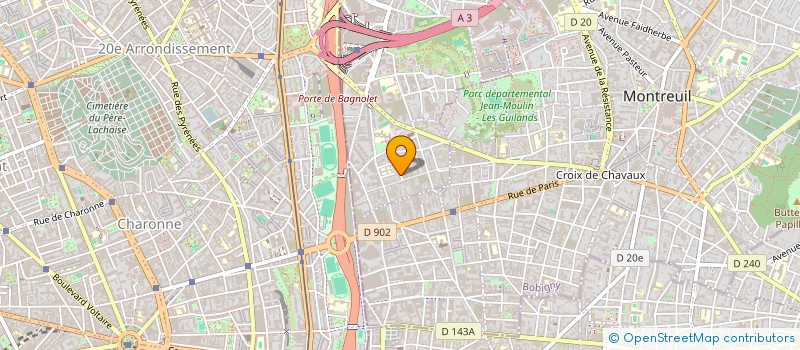 localisation de l'entreprise SAFIA FOURRURES  BAGNOLET