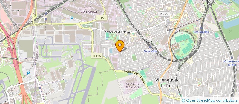 localisation de l'entreprise SAFIB  ORLY