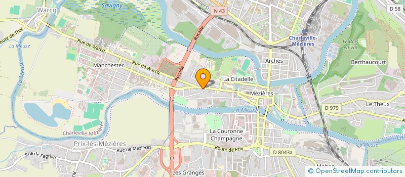 localisation de l'entreprise SAFIB AU BUCHERON à CHARLEVILLE-MEZIERES