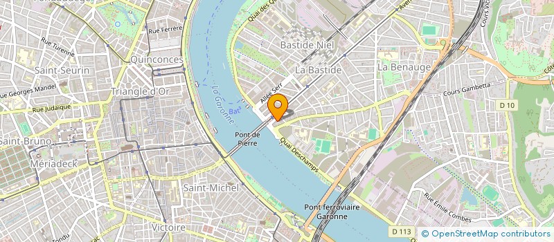 localisation de l'entreprise SAFIBAT à BORDEAUX