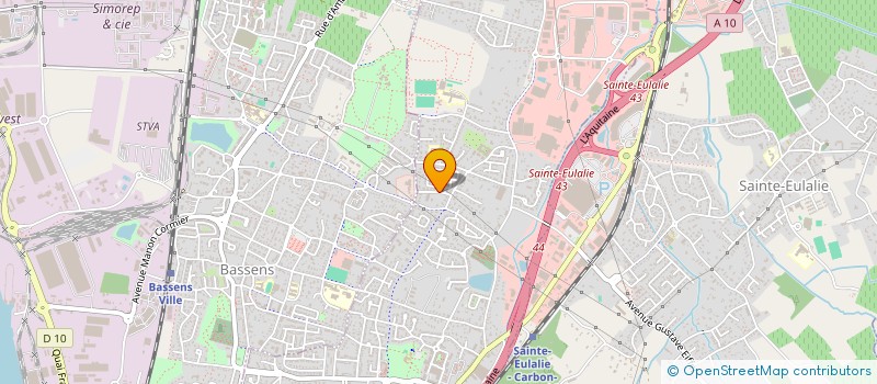 localisation de l'entreprise SAFIBAT  CARBON-BLANC