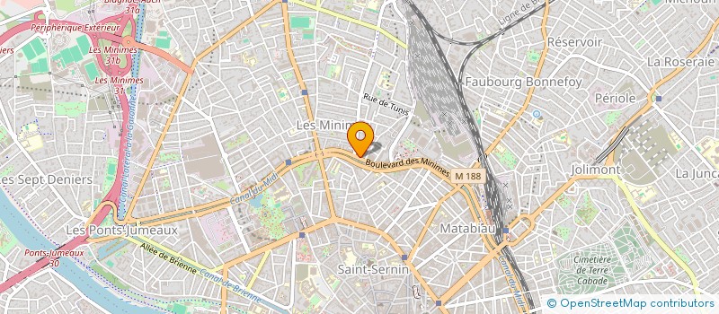 localisation de l'entreprise SAFIBRE à TOULOUSE