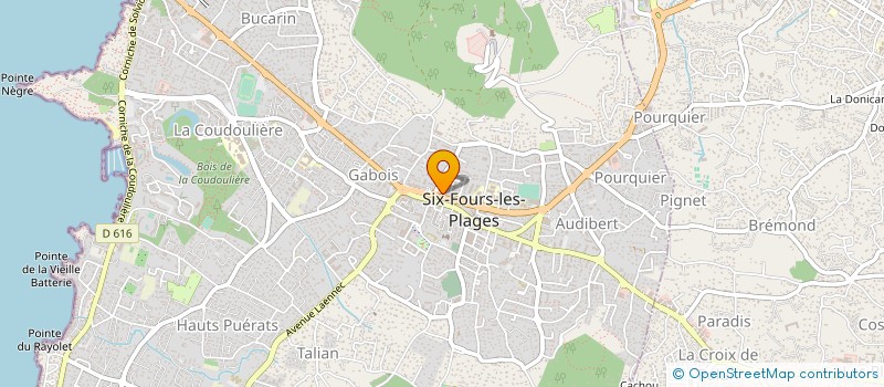 localisation de l'entreprise SAFICO à SIX-FOURS-LES-PLAGES