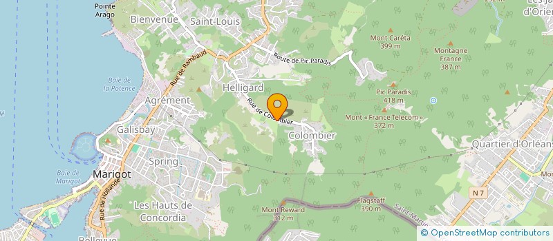 localisation de l'entreprise SAFIDA  SAINT-MARTIN