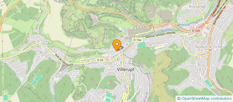 localisation de l'entreprise SAFIDO  VILLERUPT