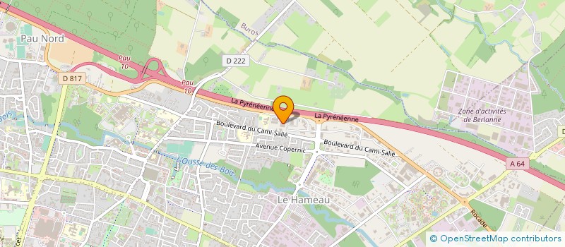 localisation de l'entreprise SAFIGE à PAU