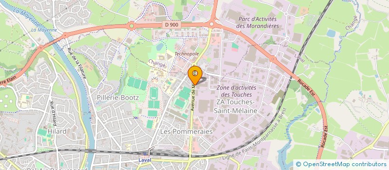 localisation de l'entreprise SAFIL à LAVAL