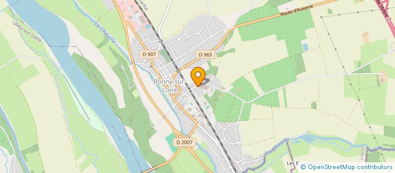 localisation de l'entreprise SAFIL à BONNY-SUR-LOIRE