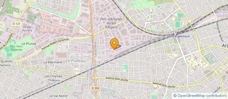 localisation de l'entreprise SAFIM SAS à ARGENTEUIL