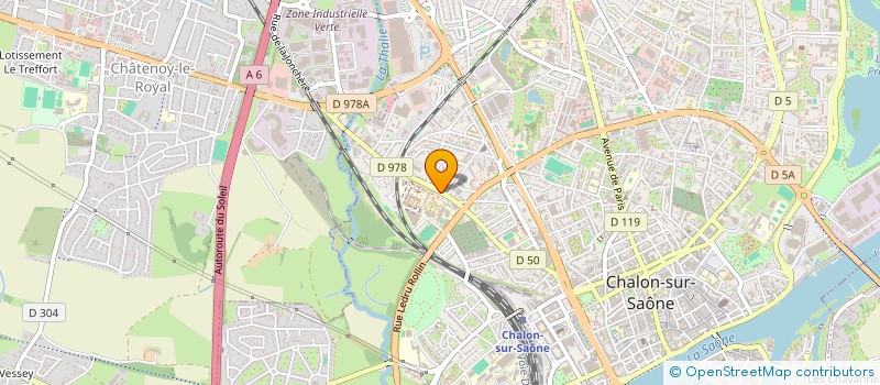 localisation de l'entreprise SAFIME INDUSTRIE  CHALON-SUR-SAONE