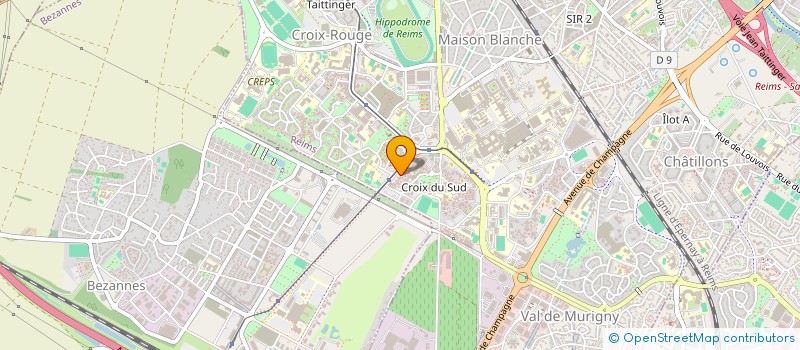 localisation de l'entreprise SAFIN  REIMS