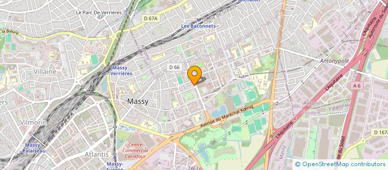 localisation de l'entreprise SAFINAS à MASSY