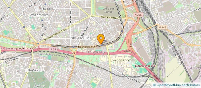 localisation de l'entreprise SAFINE à LILLE