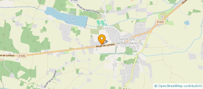 localisation de l'entreprise SAFINELLE  SAINTE-FOY-DE-PEYROLIERES