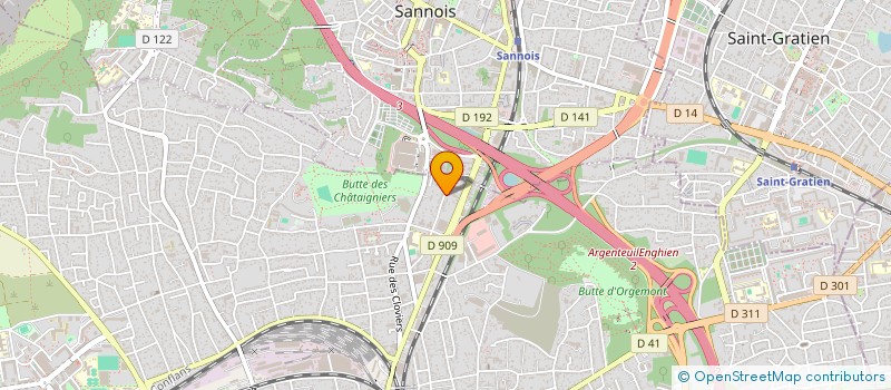 localisation de l'entreprise SAFINN TC à ARGENTEUIL