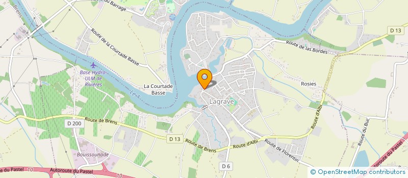 localisation de l'entreprise SAFIR  LAGRAVE