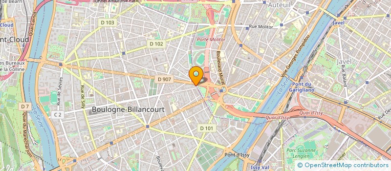 localisation de l'entreprise SAFIR à BOULOGNE-BILLANCOURT