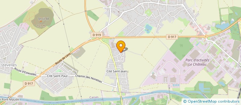 localisation de l'entreprise SAFIR à CARVIN